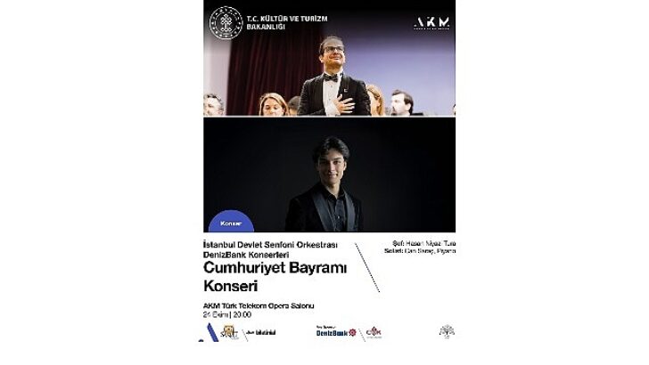İstanbul Devlet Senfoni Orkestrası DenizBank Konserleri’nde bu hafta “Cumhuriyet” var!