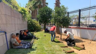 İzmir Adliyesinin peyzaj düzenlemesine EÜ Bayındır MYO’dan dayanak