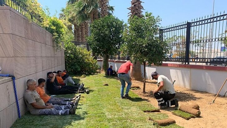 İzmir Adliyesinin peyzaj düzenlemesine EÜ Bayındır MYO’dan dayanak