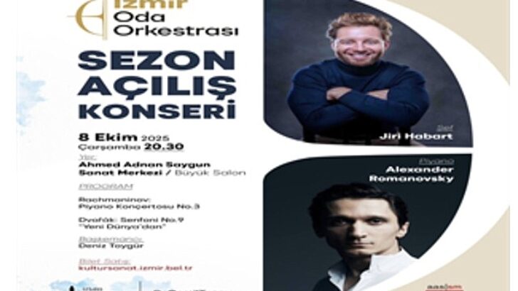 İzmir Oda Orkestrası 2025-2026 konser dönemini açıyor