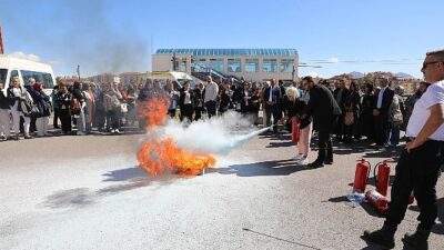 Keçiören Belediyesi’nden Afet ve Yangın Eğitimi