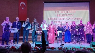Keçiören’de Emekliler Platformu’ndan Sıra Gecesi Coşkusu