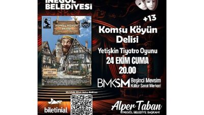 Komşu Köyün Meczubu Tiyatro Oyunu Biletleri Fiyatsız Satışa Çıkıyor