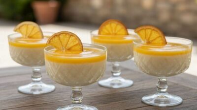 Kupta Limon Soslu Muhallebi Tarifi