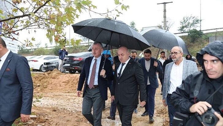 Lider Büyükakın’dan sağanak yağış altında kontrol