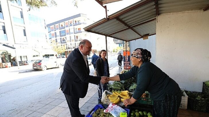 Lider Çiçek’ten Esnaf Ziyareti