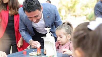 Lider Önal, çocuklar ve annelerle tabiat için buluştu