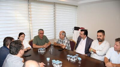 Lider Topaloğlu’ndan Akdeniz Gazeteciler Federasyonu Liderler Heyeti’ne ziyaret