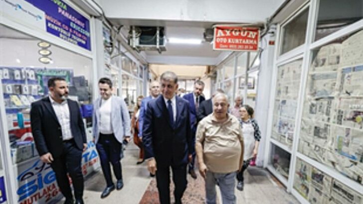 Lider Tugay 6. Sanayi Sitesi esnafıyla buluştu