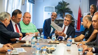 Lider Tugay Ayakkabıcılar Sitesi esnafını ziyaret etti