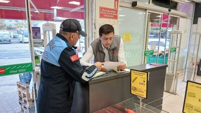 Malkara Belediyesi zabıta takımları, market kontrollerine devam ediyor