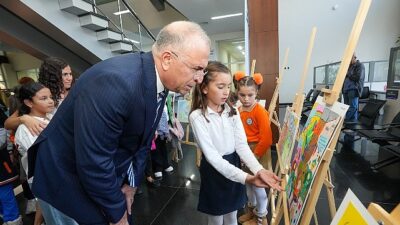 Minik ressamlardan manalı bildiri: Suyumuzu koruyalım