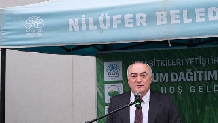 Nilüfer Belediyesi’nden üreticiye İtalyan çimi tohumu takviyesi
