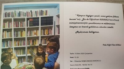 Oğuzhan Kavaklı çocuk kütüphaneleri açmaya devam ediyor