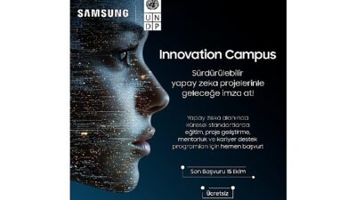 Samsung ve UNDP, Innovation Campus yapay zekâ eğitimi için gençlerin müracaatlarını bekliyor