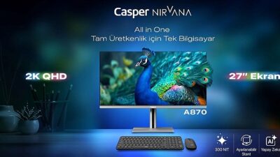 Şıklık, güç ve yapay zeka tek bir dizaynda: 2K QUAD HD ekranlı Nirvana A870