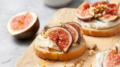 Taze İncirli, Keçi Peynirli Kanepe