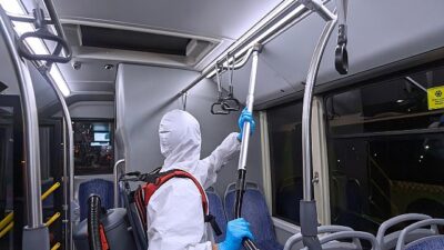 UlaşımPark otobüslerinde hijyen ön planda