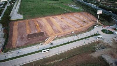 Ulusal maç için 220 dönümlük dev tertip alanı hazır