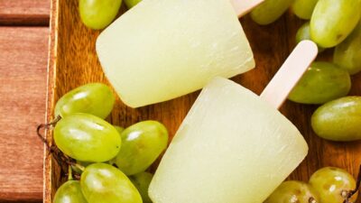 Yeşil Üzümlü Buzlu Lolipop