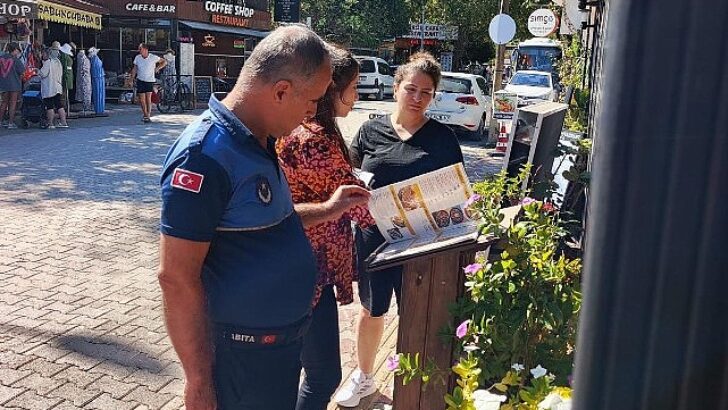 Zabıtandan restoranlarda kontrol