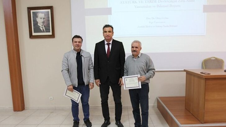 EÜ’de Atatürk, tarım siyasetleri ve Cumhuriyet vizyonuyla anıldı