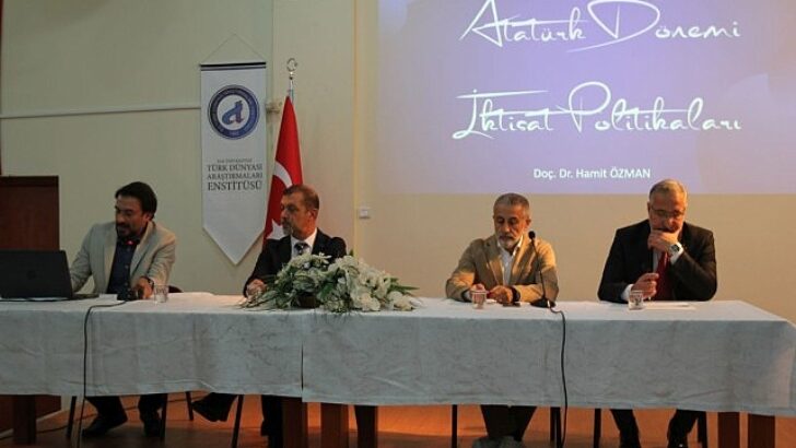 EÜ’de Cumhuriyetin inşasında tarım, nüfus ve iktisadın rolü konuşuldu