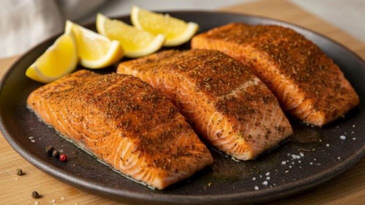 Kajun Baharatlı Somon Tarifi