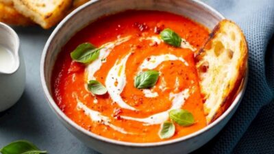 Kremalı Köz Kırmızı Biber Çorbası Tarifi