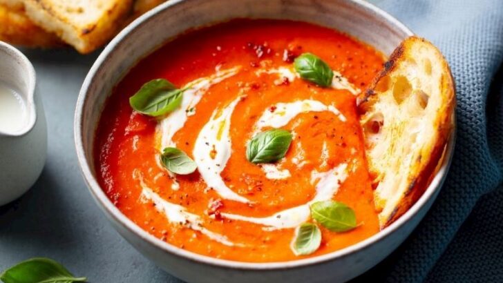 Kremalı Köz Kırmızı Biber Çorbası Tarifi