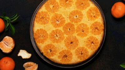 Mandalinalı Ters Yüz Kek