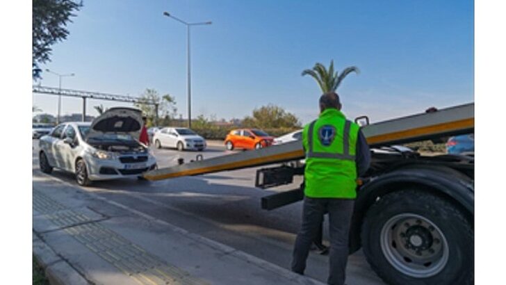 Büyükşehir’den trafiğe anında müdahale