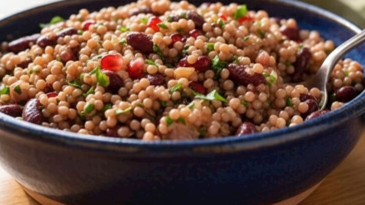 Meksika Fasulyeli Kuskus Salatası Tarifi