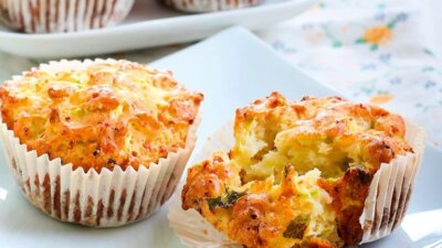 Pırasalı Ve Peynirli Muffin Tarifi