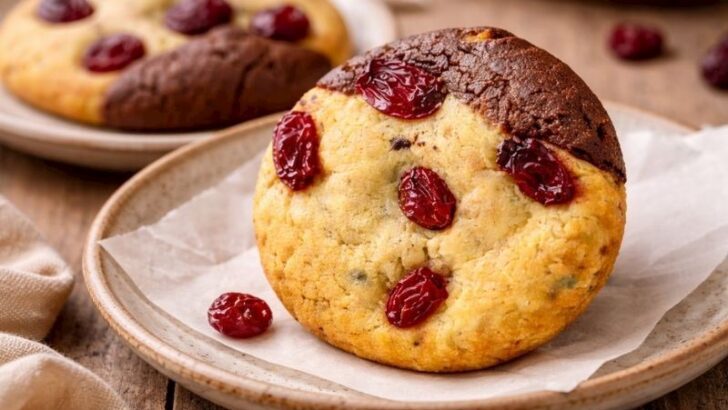 2 Renkli Kuru Üzümlü Kurabiye Tarifi