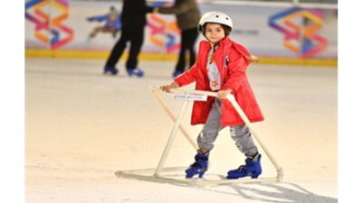 Büyükşehir’den öğrencilere yarıyıl tatili için buz pisti muştusu