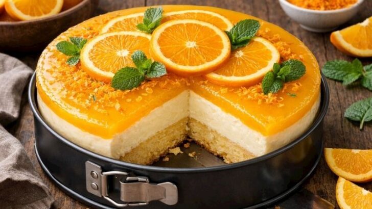 Kelepçeli Kalıpta Portakallı Pasta Tarifi