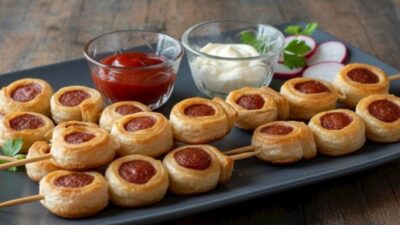 Sosisli Milföy Çubukları Tarifi