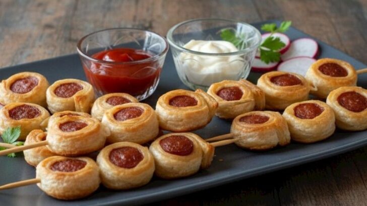 Sosisli Milföy Çubukları Tarifi