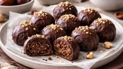 4 Malzemeli Pişmeyen Trüf Tarifi