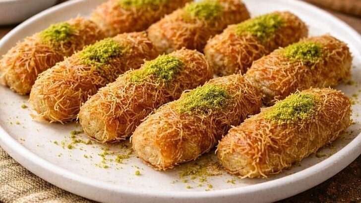 Cevizli Tel Kadayıf Tatlısı Tarifi