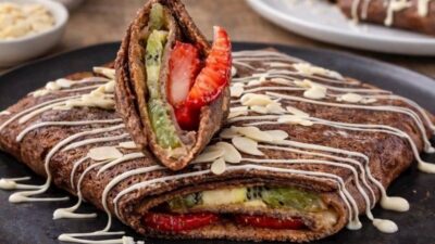 Ebruli Üçgen Krep Tarifi