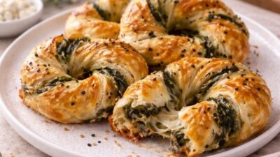 Ispanaklı Çıtır Milföy Tarifi