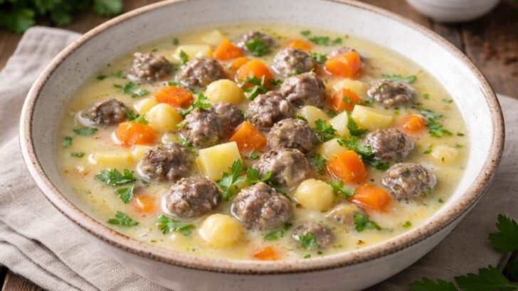 Terbiyeli Köfte Çorbası