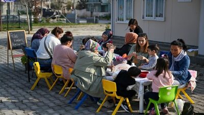 Bornovalı miniklere “Çim Adam Atölyesi”