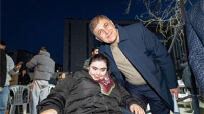 Çamdibi’nde binlerce kişilik iftar sofrası