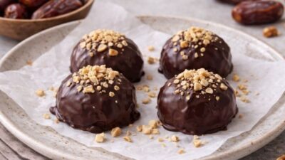 Hurmalı Cevizli Çikolata Topları Tarifi