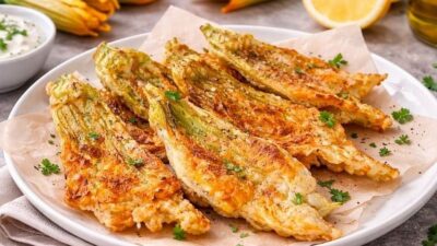 Kabak Çiçeği Kızartması Tarifi