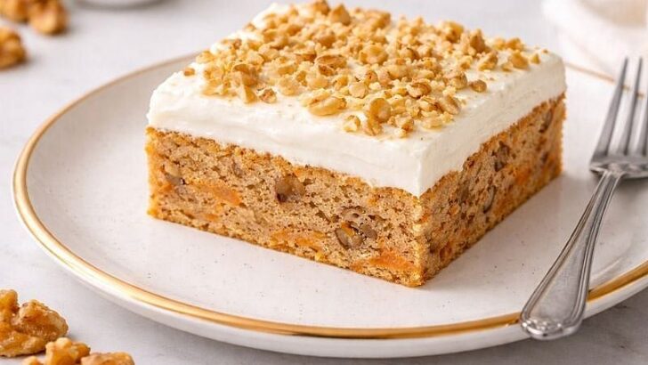 Kremalı Havuçlu Cevizli Kek Tarifi