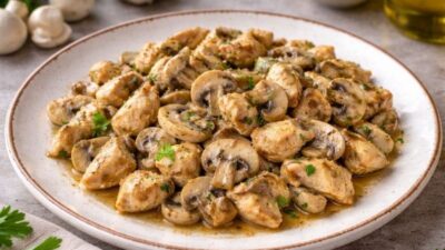 Mantarlı Tavuk Sote Tarifi